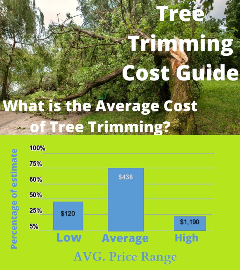 Tree Trimming cost Guide Calculator of how much cost from a tree service contractor 